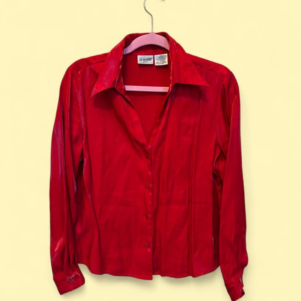 Liz baker 90s retro red - Picture 1 of 5